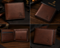BROWN LEATHER WALLET - ZAALISH LUXE