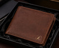 ZAALISH LUXE Premium Bifold Wallet with Coin Pocket & ID Window