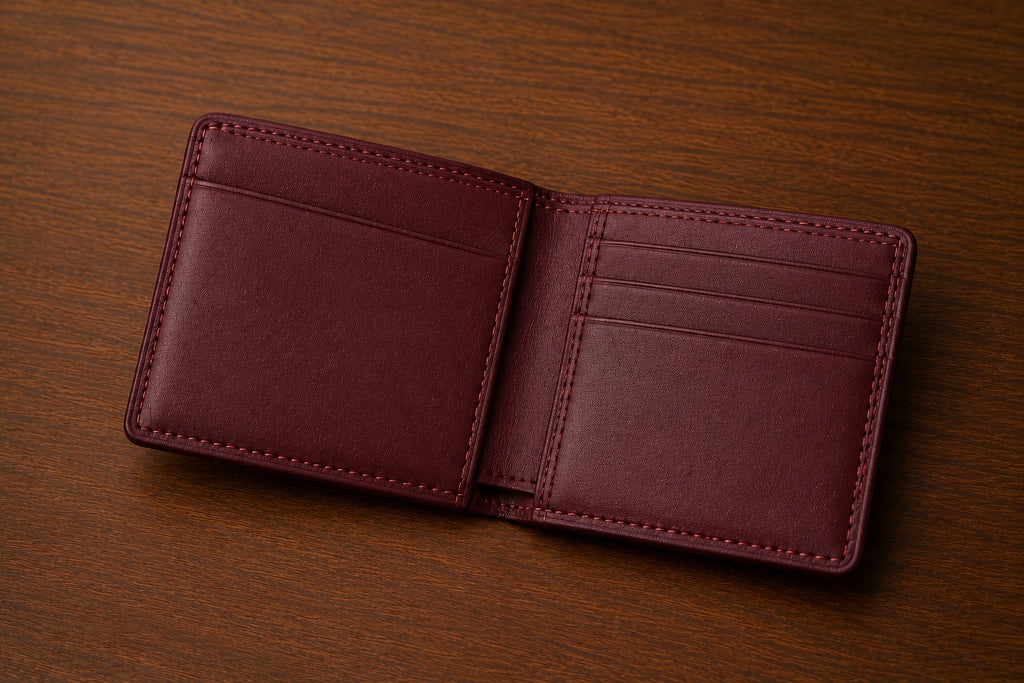 Men’s Dark Maroon Classic Leather Wallet